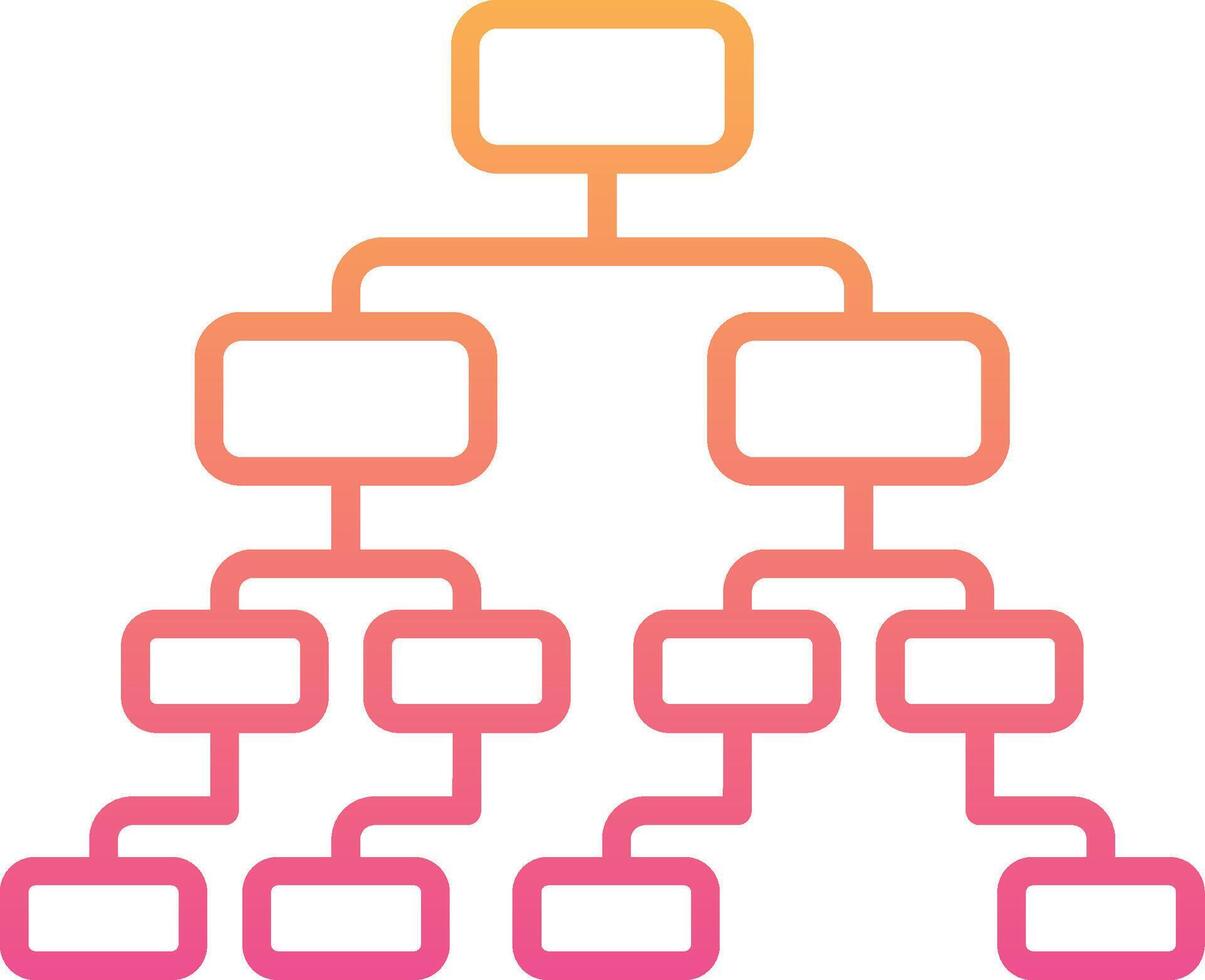 Hierarchy Vector Icon