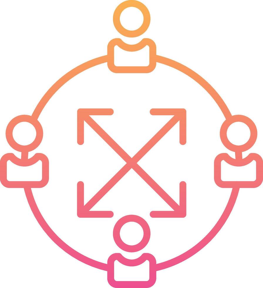 Hierarchy Vector Icon