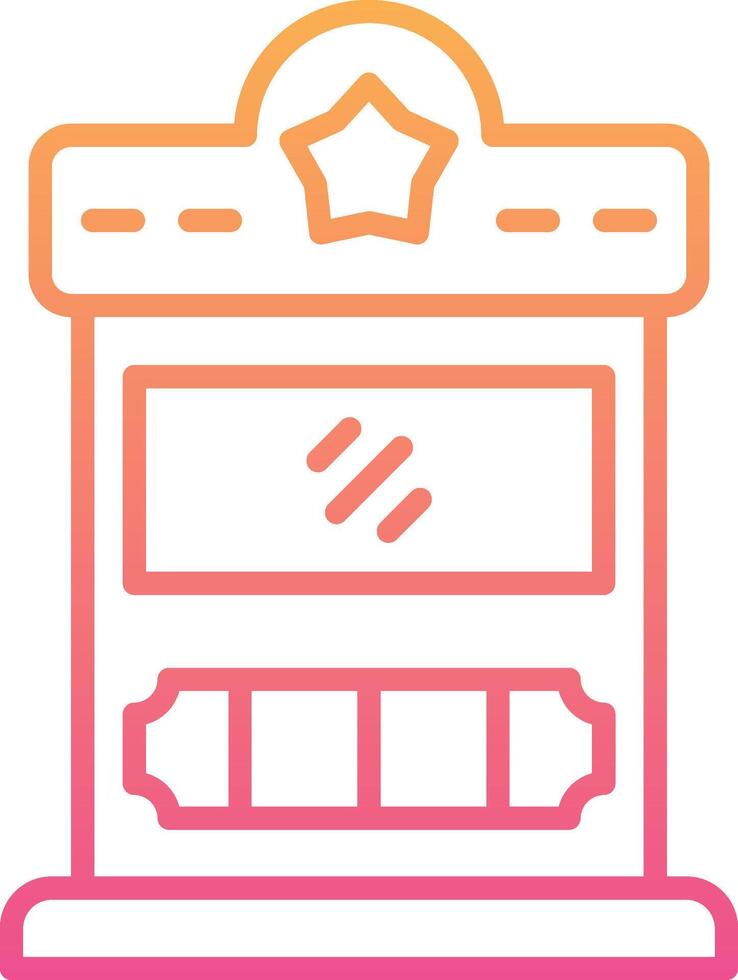 Ticket Box Vector Icon