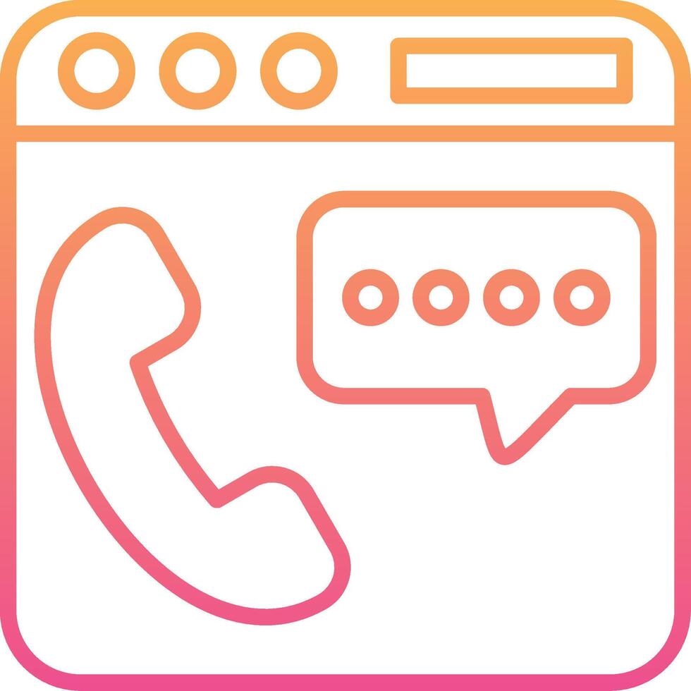 Phone Chat Vector Icon