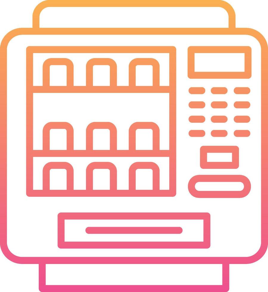 Vending Machine Vector Icon