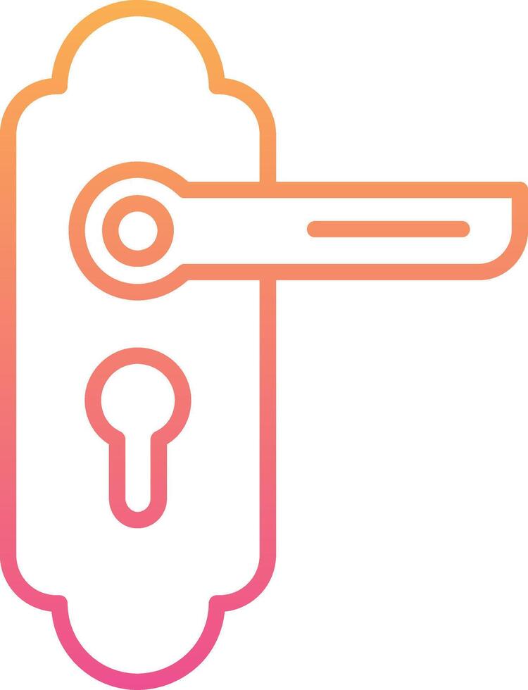 Door Knob Vector Icon