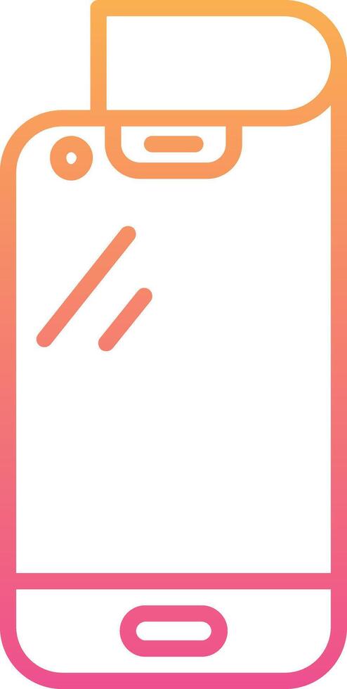 Foldable Smartphone Vector Icon