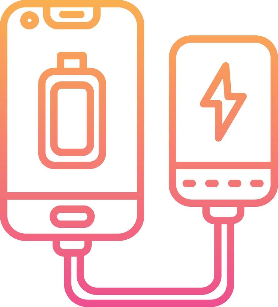 Portable Battery Vector Icon