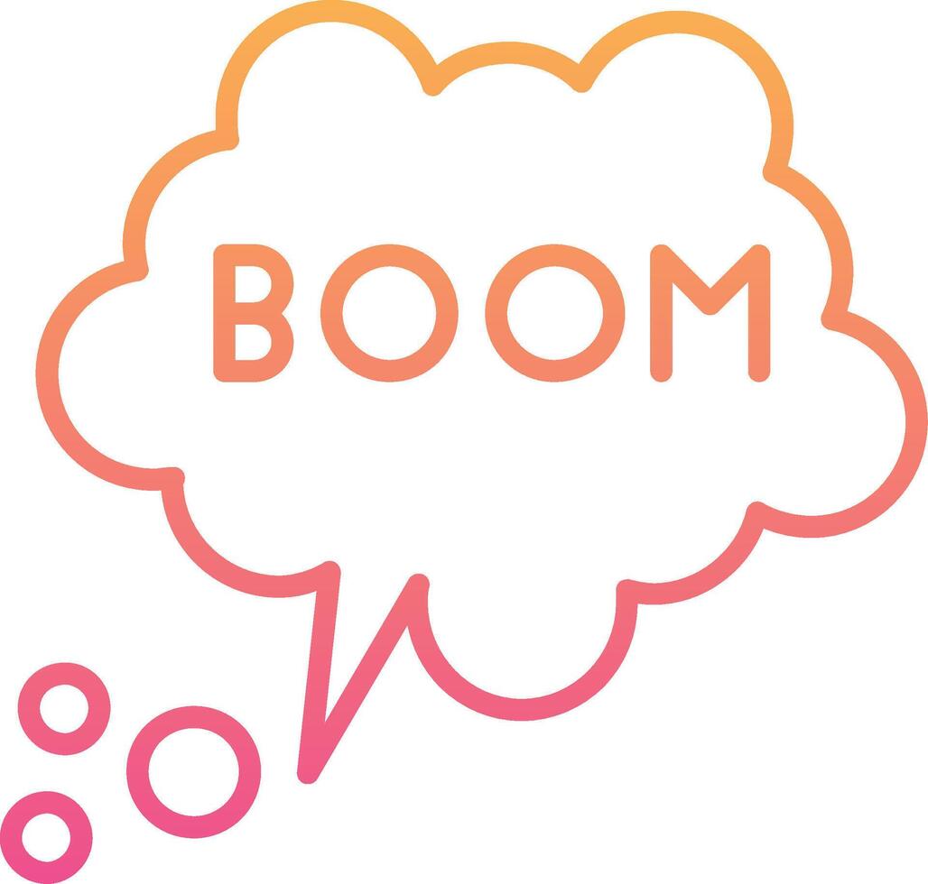 Boom Vector Icon