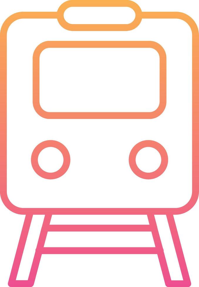 icono de vector de tren