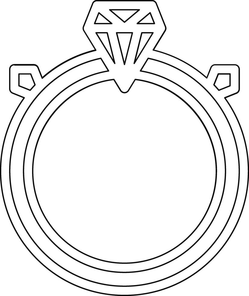 Wedding Ring Vector Icon