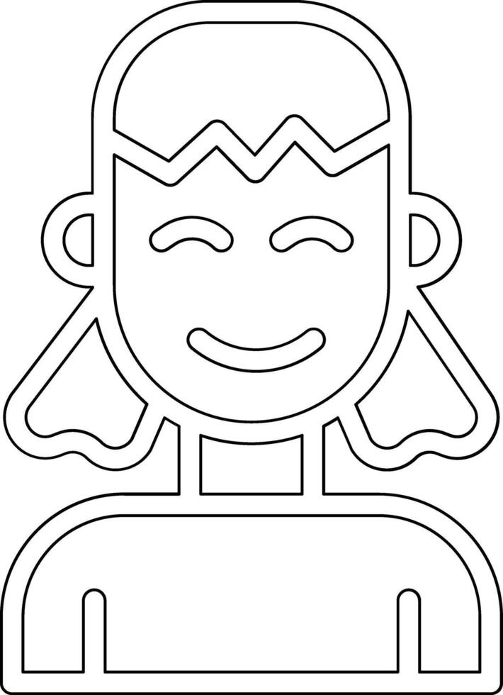 Smiling Women Vector Icon
