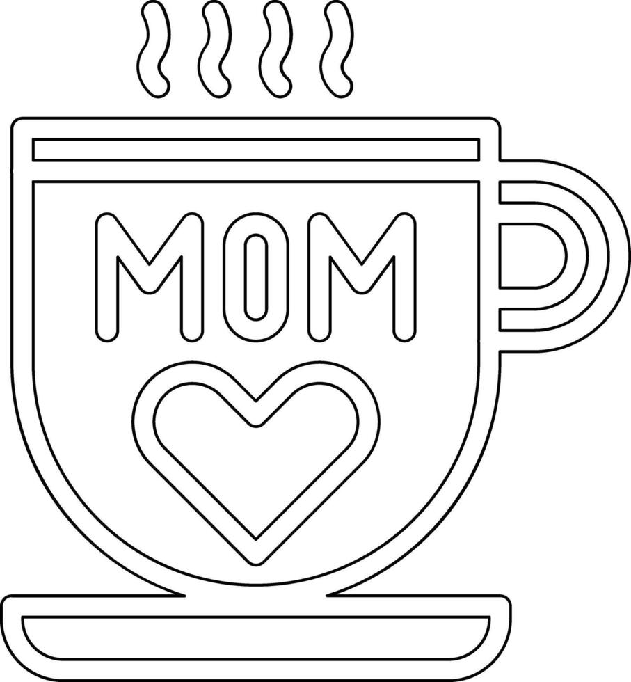 MOM Mug Vector Icon