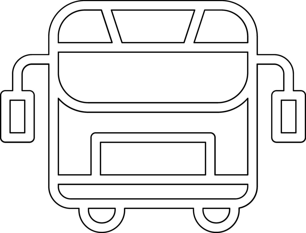 School Bus Vector Icon