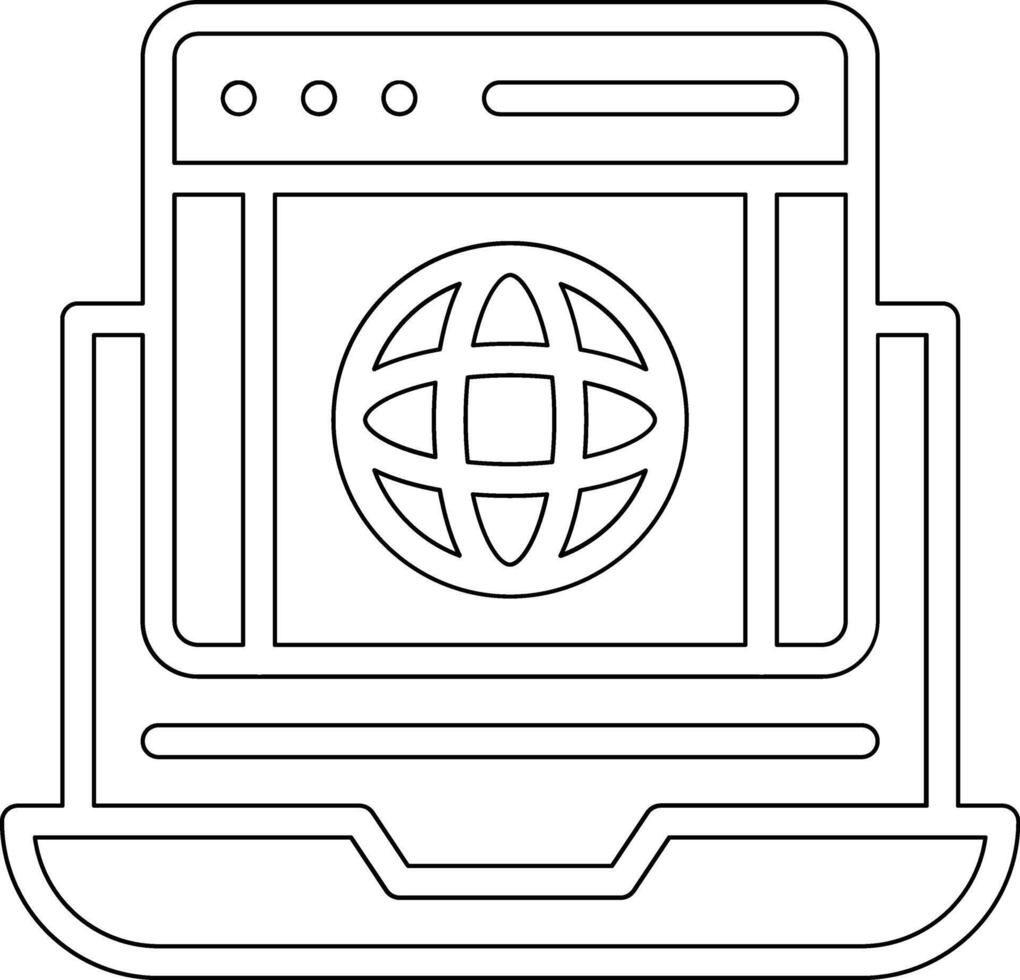 Online Server Vector Icon