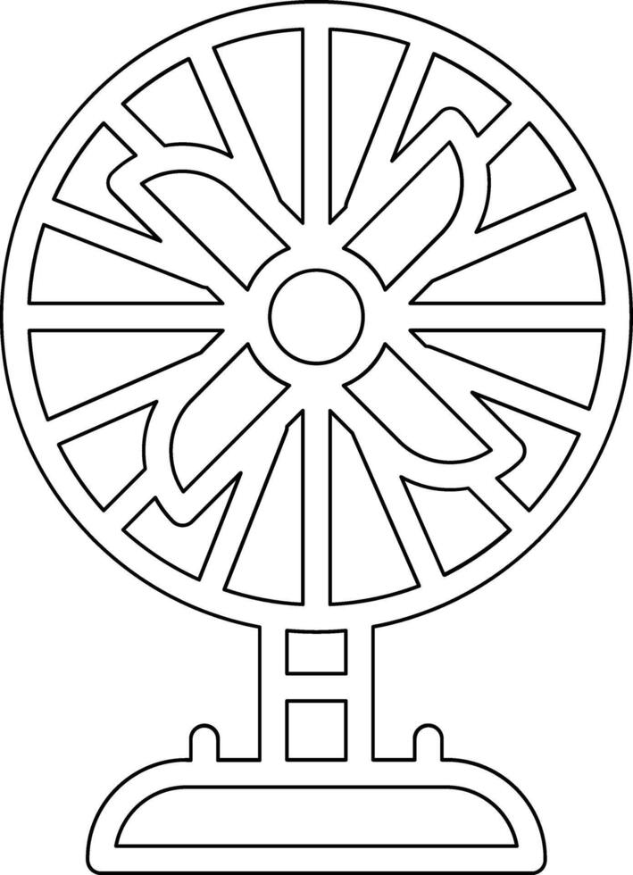 Stand Fan Vector Icon