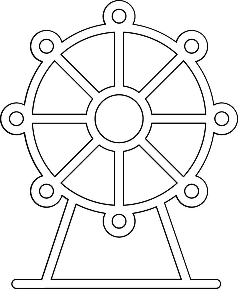 Ferris Wheel Vector Icon