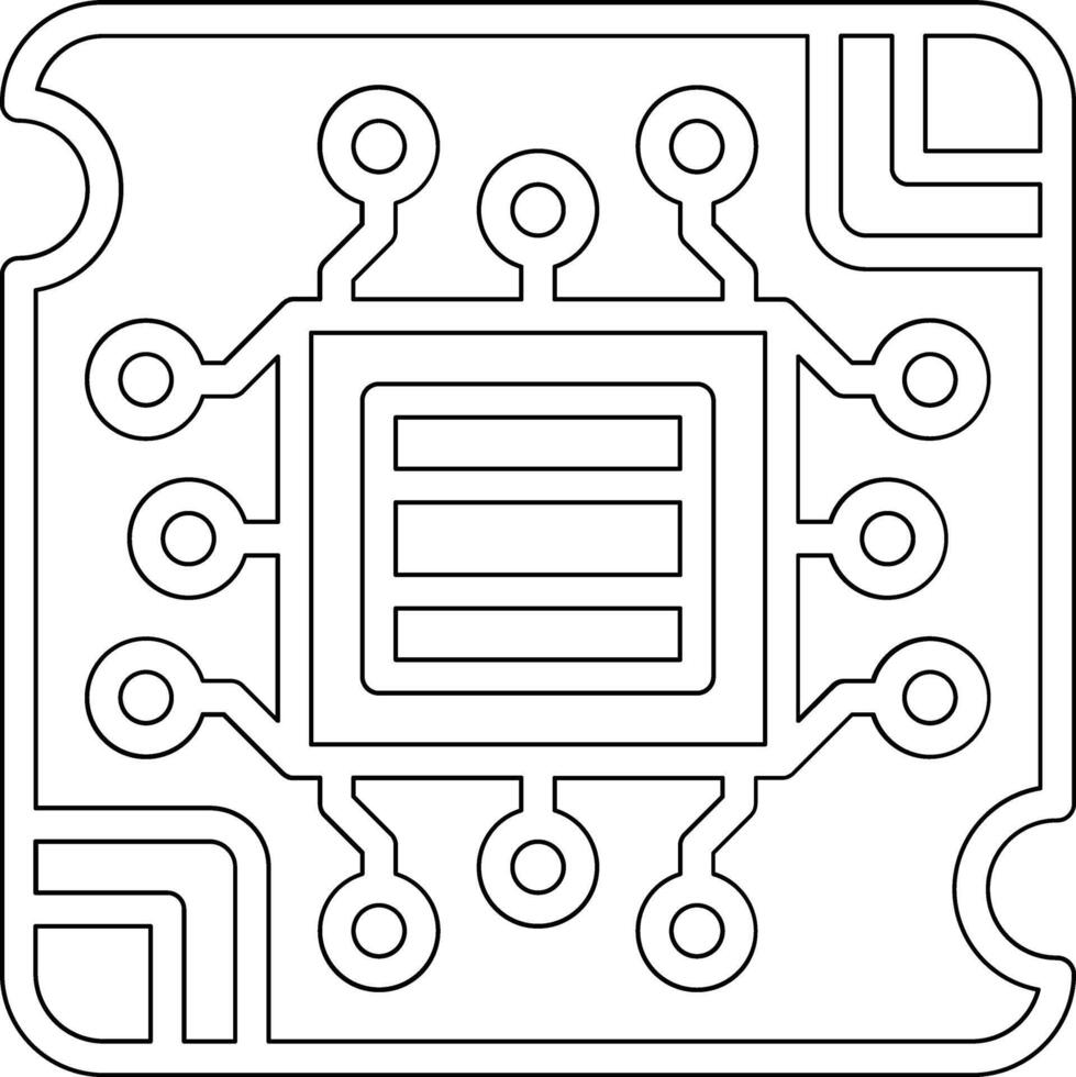 Pcb Board Vector Icon