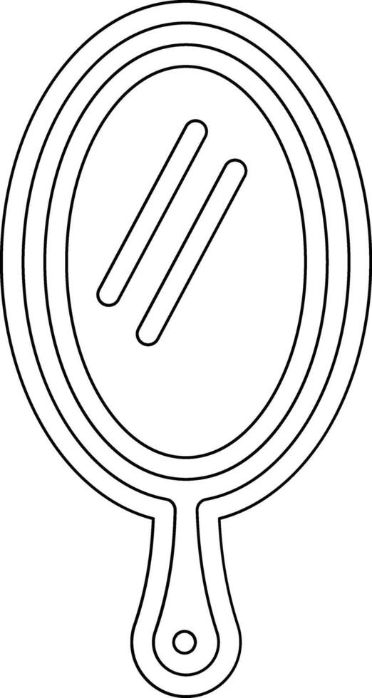 Hand Mirror Vector Icon