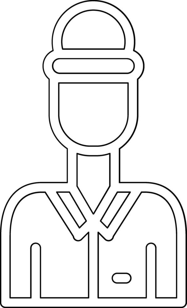 Male Engineer Vector Icon