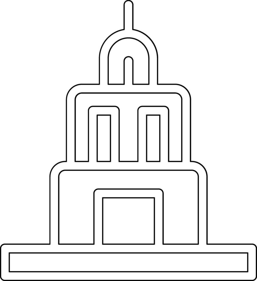 Old Building Vector Icon