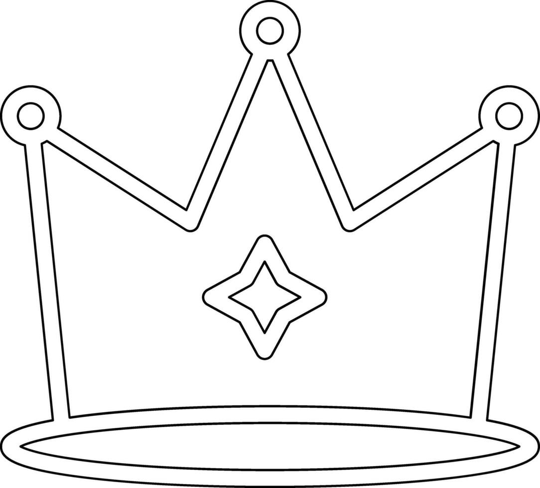 icono de vector de corona