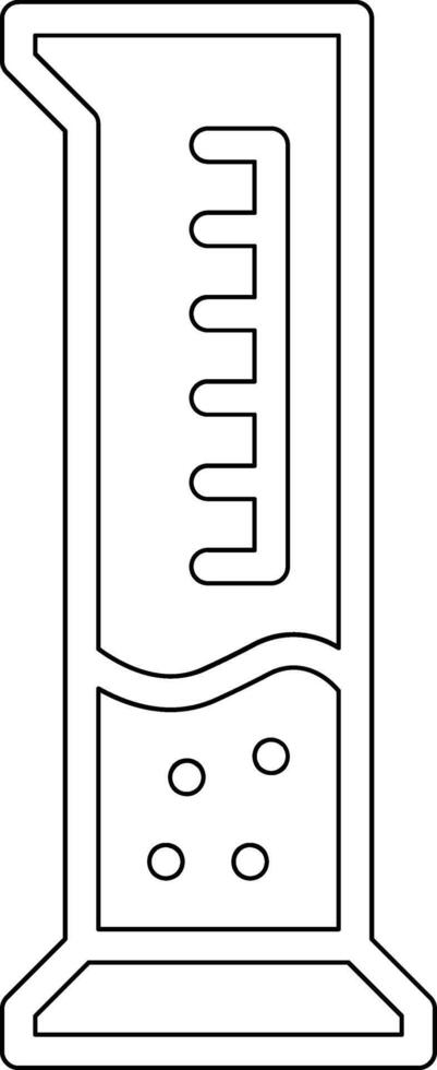 Graduated Cylinder Vector Icon