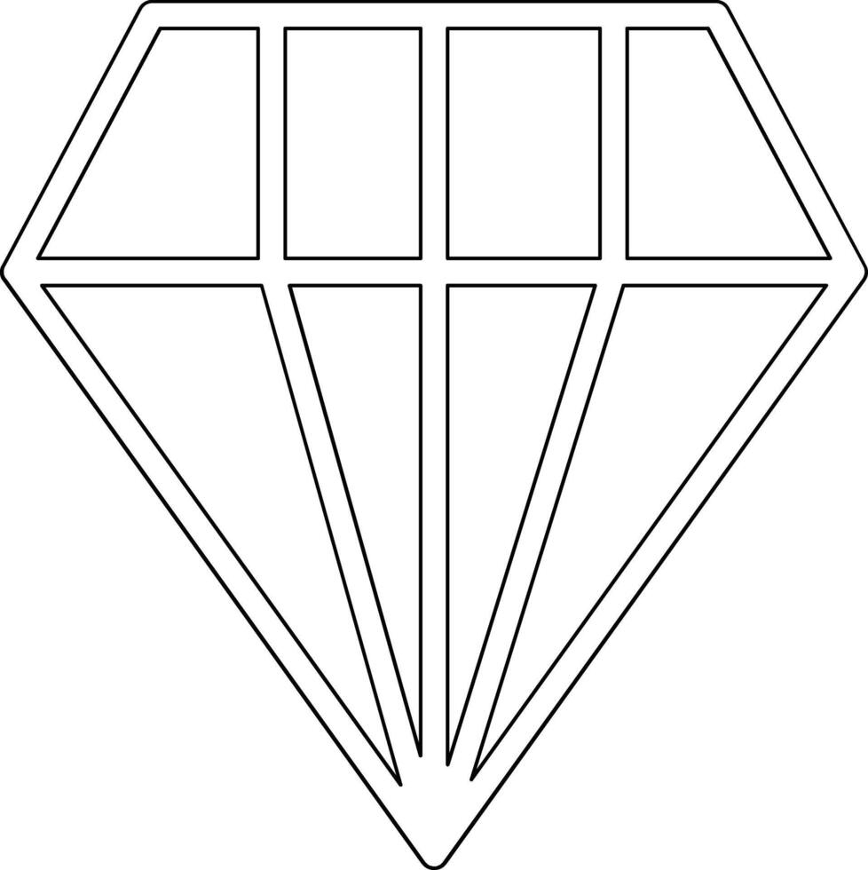 icono de vector de piedra preciosa