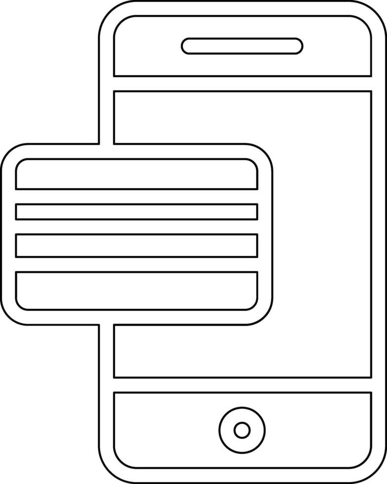 Mobile Banking Vector Icon