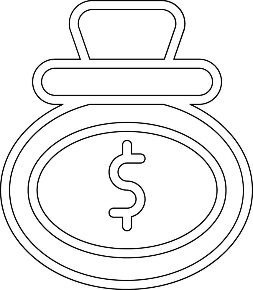 Money Bag Vector Icon