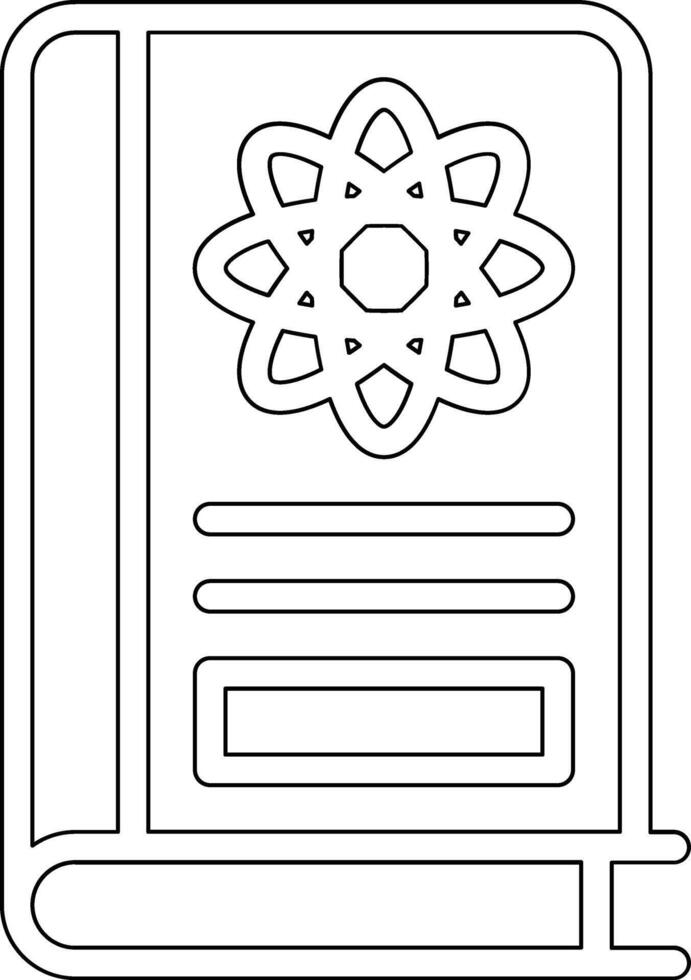 Chemistry Book Vector Icon