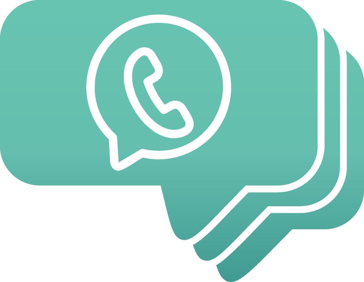 Watsapp Chat Vector Icon