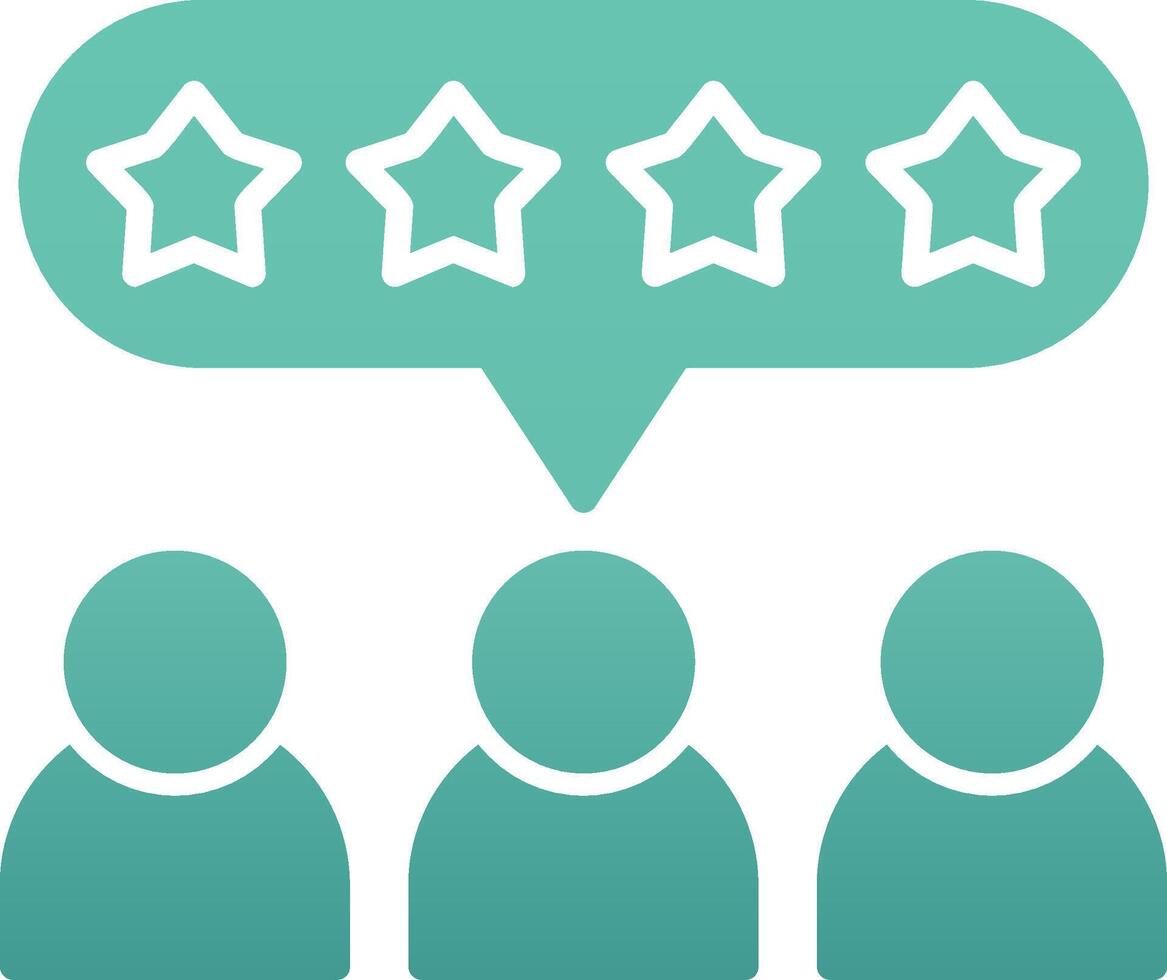 Group Feedback Vector Icon