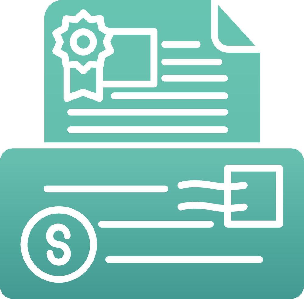 Letter Of Guarantee Vector Icon