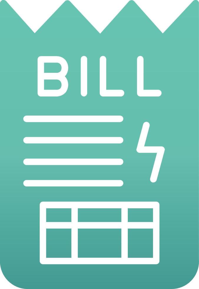 Bill Vector Icon