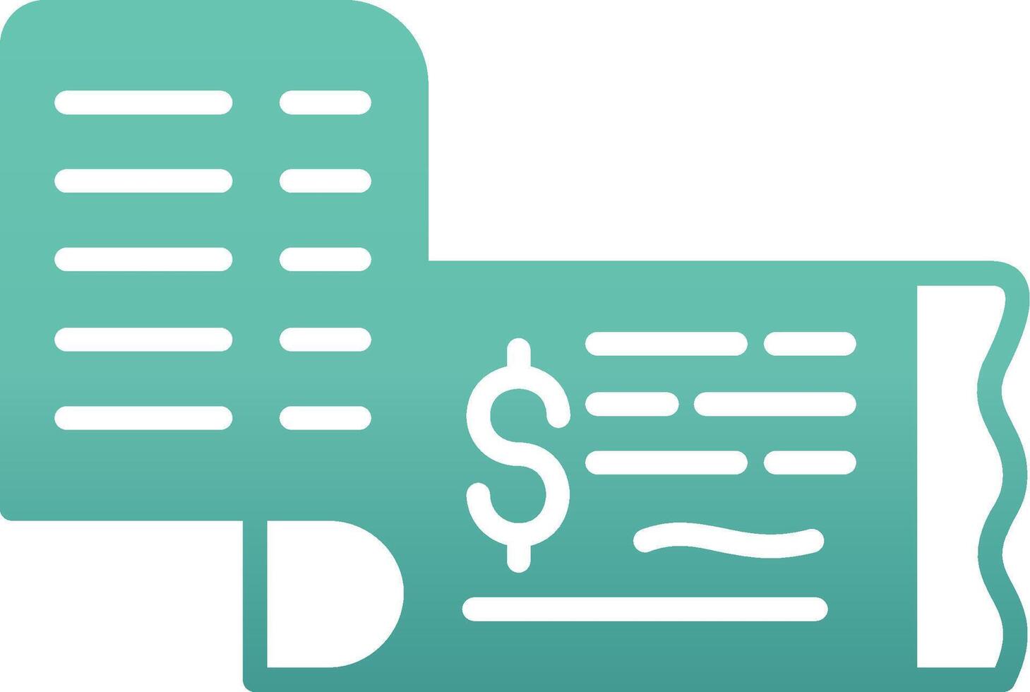 Cheque Vector Icon