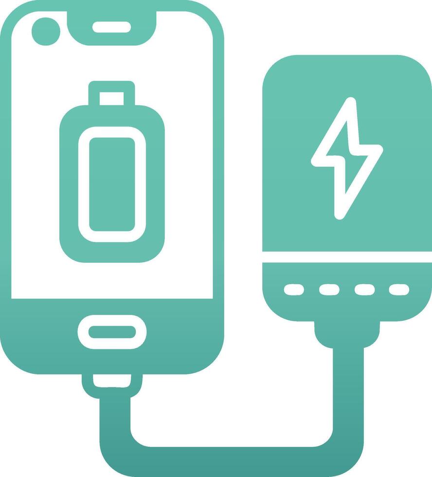 Portable Battery Vector Icon