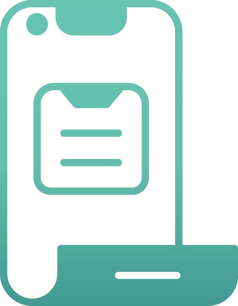 Folding Phone Vector Icon