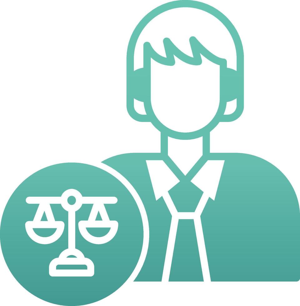 Lawyer Vector Icon