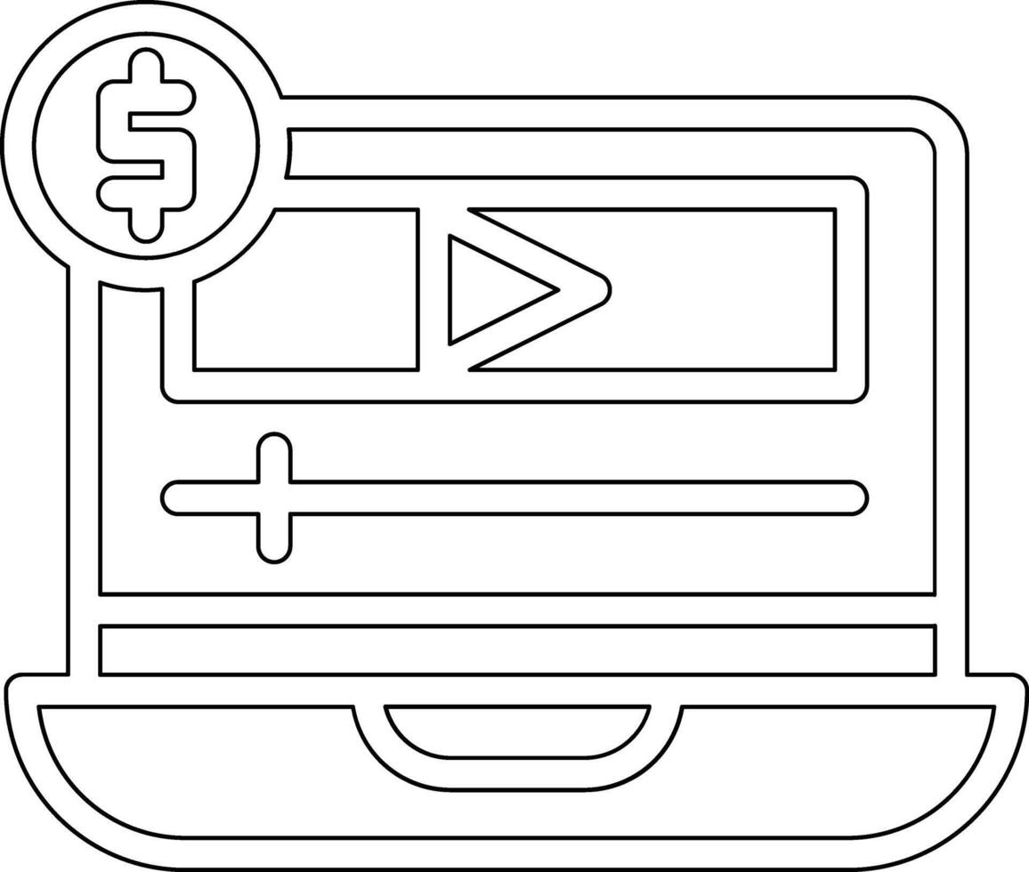 Paid Media Vector Icon