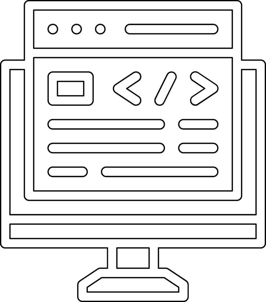 icono de vector de diseño web