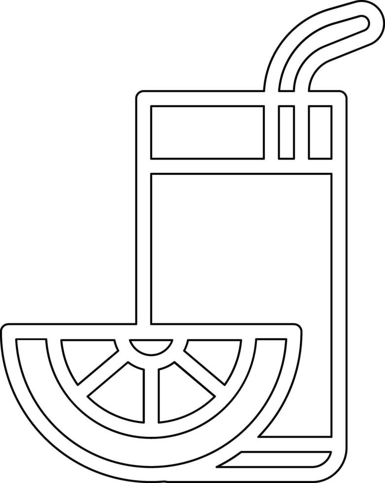 Orange Juice Vector Icon