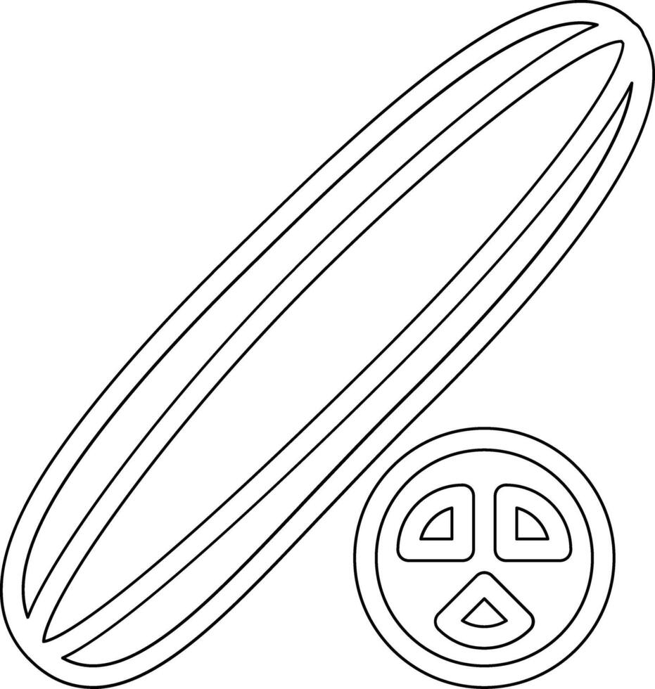 Cucumber Vector Icon
