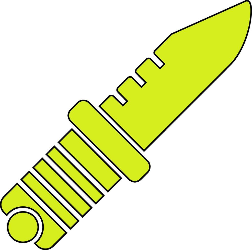 icono de vector de cuchillo