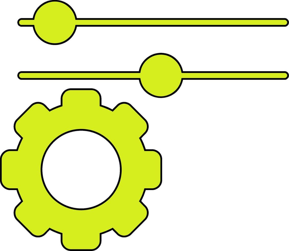 icono de vector de configuración