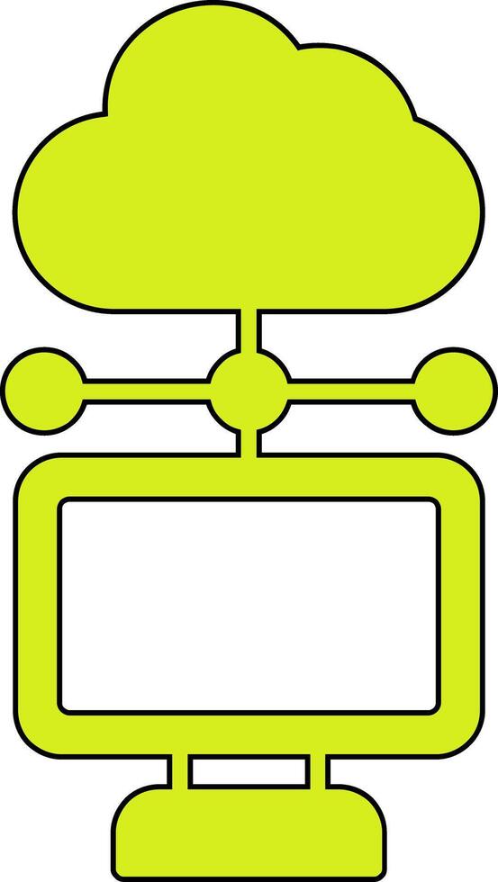 Cloud Computing Vector Icon
