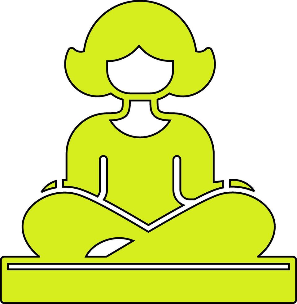 Yoga Vector Icon