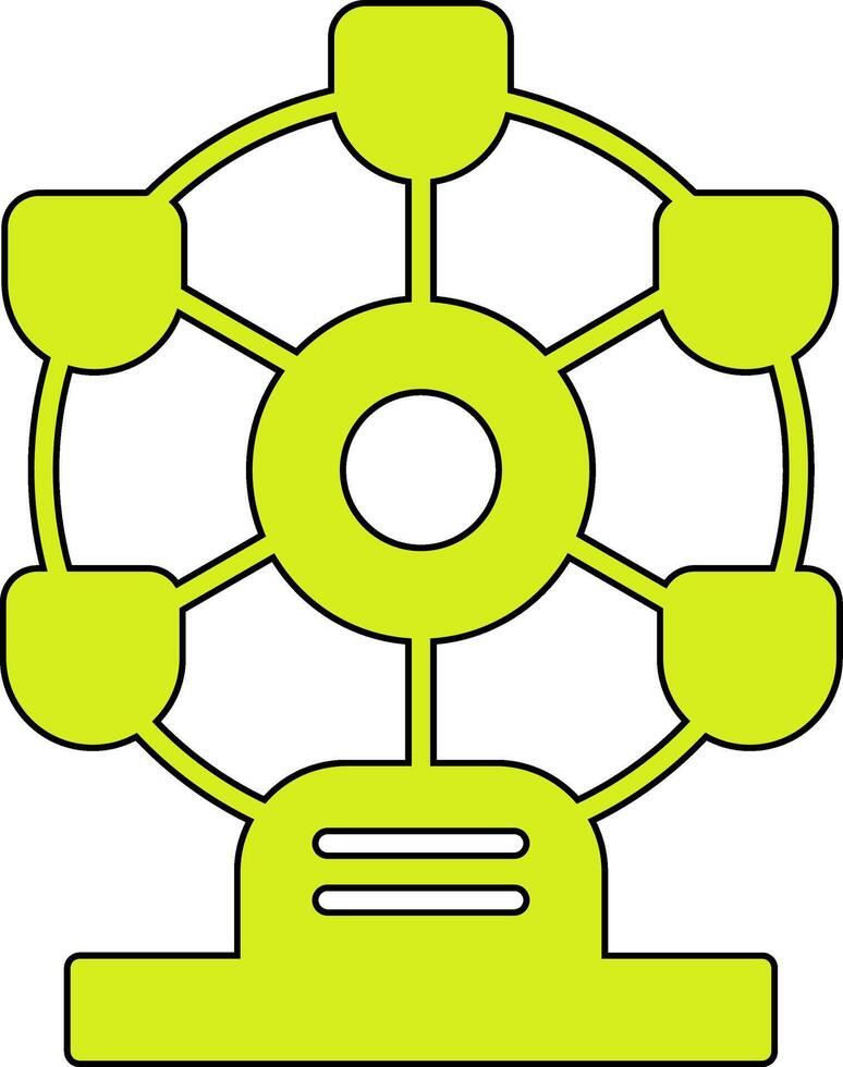 Ferris Wheel Vector Icon