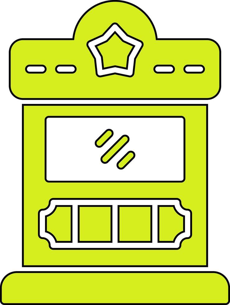 Ticket Box Vector Icon