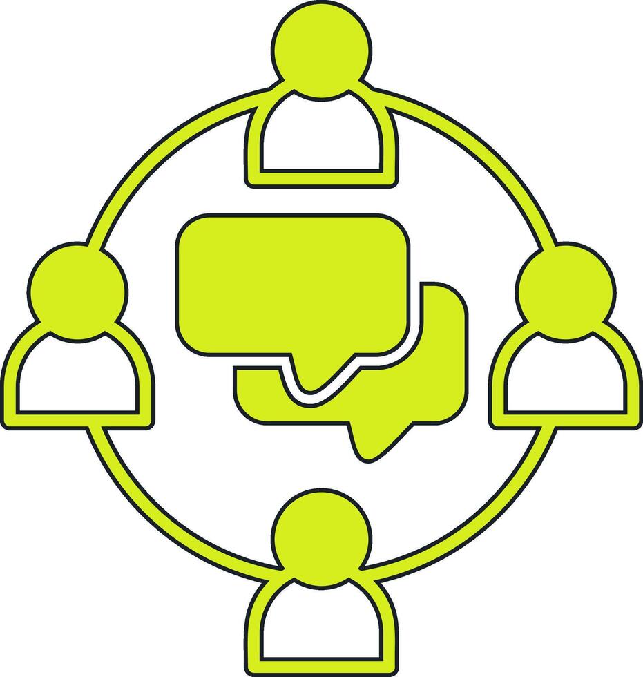 Group Chat Vector Icon