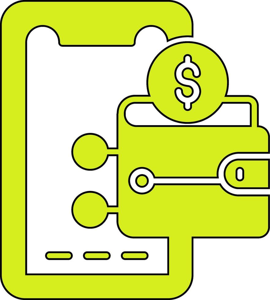 Digital Wallet Vector Icon