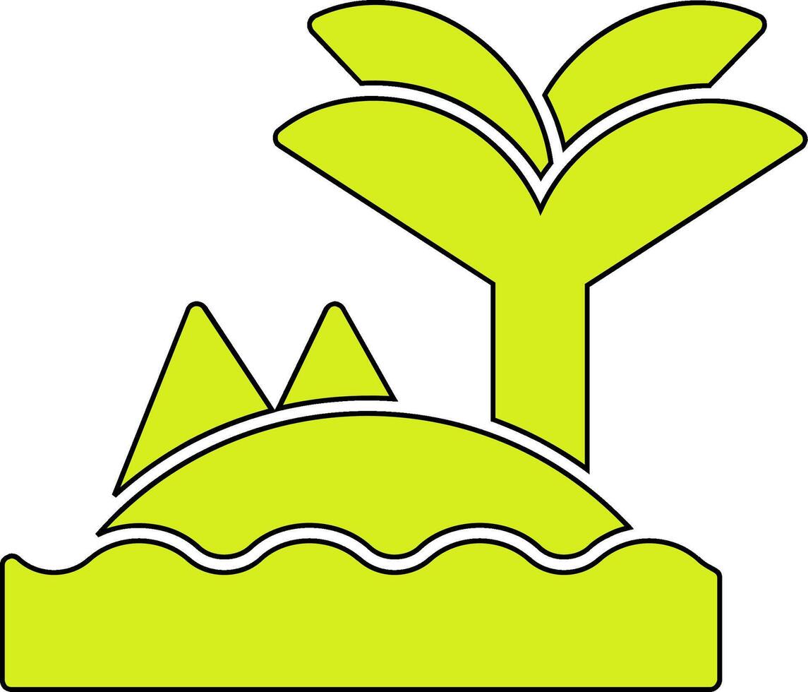 Island Vector Icon