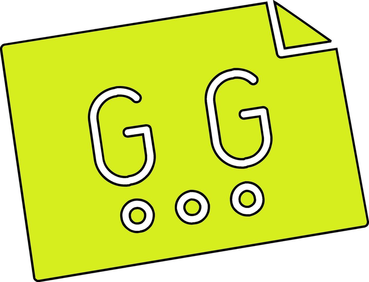 gg vector icono