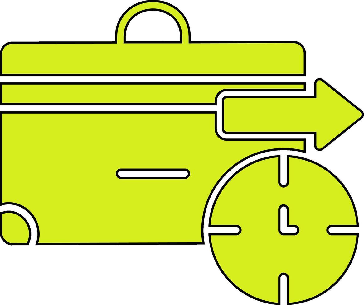 Business Trip Vector Icon